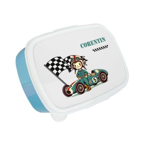 Boîte à goûter bolide et son pilote Boîte à goûter bolide et son pilote