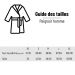 Guide des tailles peignoir homme