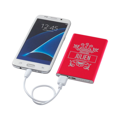Chargeur externe rouge