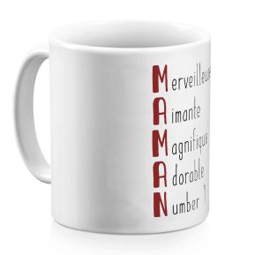 Mug Les qualités de Maman