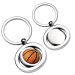 Porte-clés ballon de basket médaille gravée