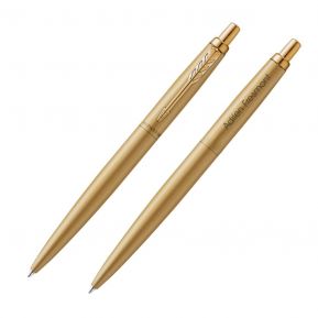 Stylo bille Parker gravé modèle Jotter - Gold