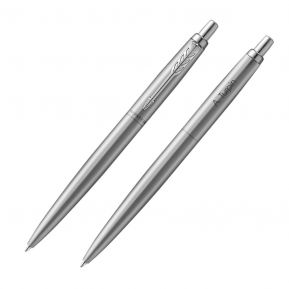 Stylo bille Parker gravé modèle Jotter - Silver