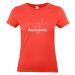 T-shirt corail Fière d'être Parisienne 