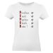 T-shirt blanc femme Les qualités de Maman