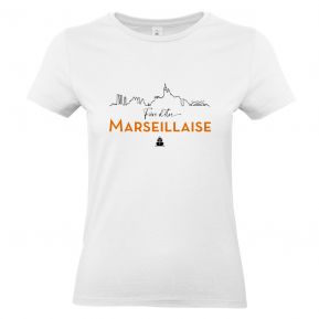 T-shirt Fière d'être Marseillaise