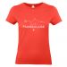 T-shirt corail Fière d'être marseillaise