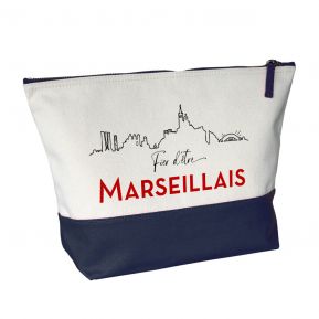 Grande trousse bicolore Fier d'être Marseillais