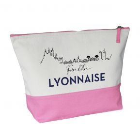 Grande trousse bicolore Fier d'être Lyonnais