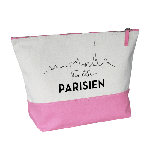 Trousse bicolore rose Fier d'être Parisien