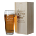 Verre à bière gravé maman N1