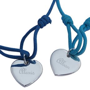 Bracelet coeur gravé Bracelet coeur gravé