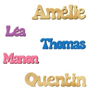 Prénom en bois personnalisé Prénom en bois personnalisé