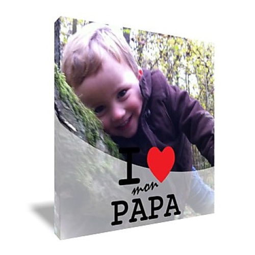 Toile Papa personnalisée