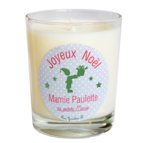 Bougie de Noël personnalisée Bougie de Noël personnalisée