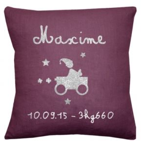 Coussin de naissance prénom Coussin de naissance prénom