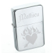 Briquet Star Love gravé 