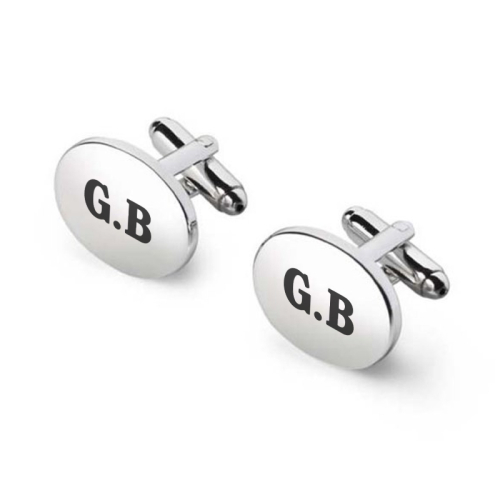 Boutons de manchette en plaqué argent 