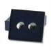 Boutons de manchette en plaqué argent 