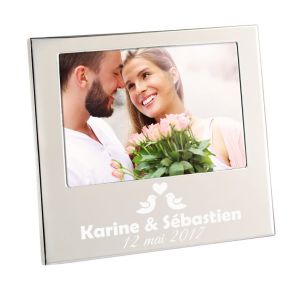 Cadre de mariage prénom à graver Cadre de mariage prénom à graver