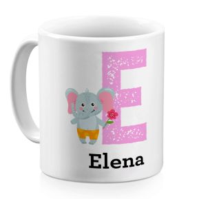 Mug animal et lettre personnalisé Mug animal et lettre personnalisé