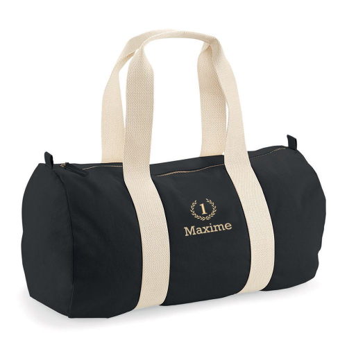 Sac en toile personnalisé motif et prénom