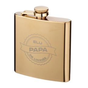 Flasque dorée Elu Papa de l'année Flasque dorée Elu Papa de l'année