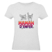 T-shirt femme gris ash Maman d'Enfer