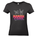 T-shirt femme noir Maman d'Enfer