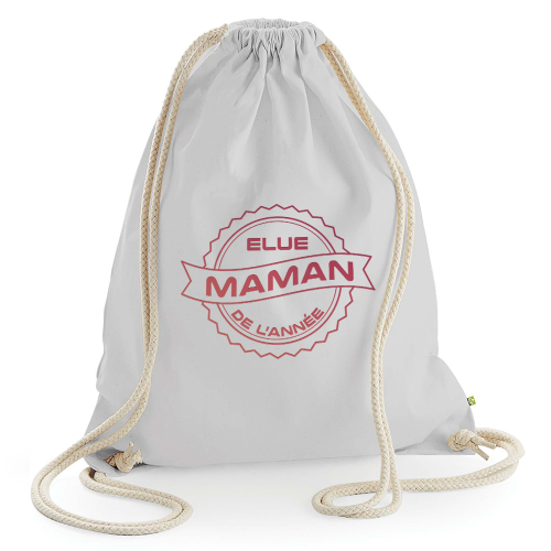 Sac de loisir blanc Maman de l'année