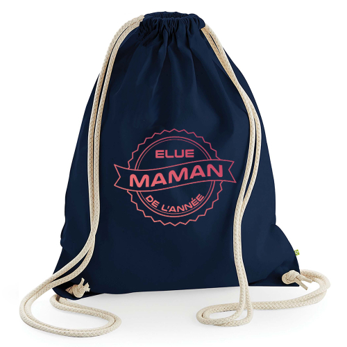 Sac de loisir bleu marine Maman de l'année