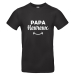 T-shirt noir papa heureux