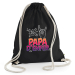 Sac de loisir noir papa d'enfer