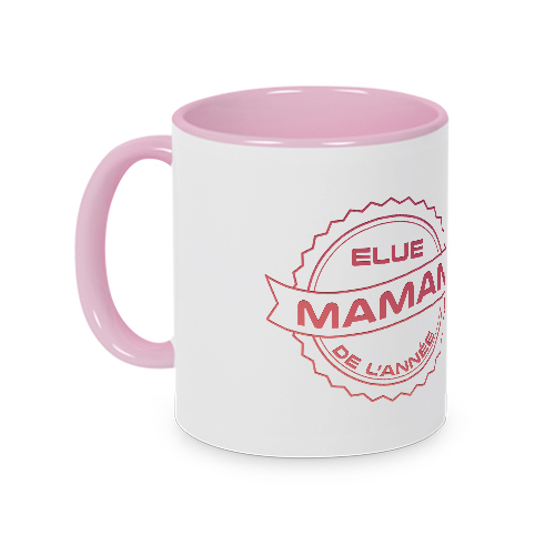 Mug rose Maman de l'année