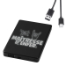 Powerbank lumineux gravé Maîtresse d'enfer
