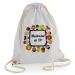 Sac de loisir gris clair Maîtresse en or