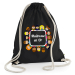 Sac de loisir noir Maîtresse en or