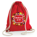 Sac de loisir rouge Maîtresse en or