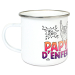 Tasse émaillée papy d'enfer