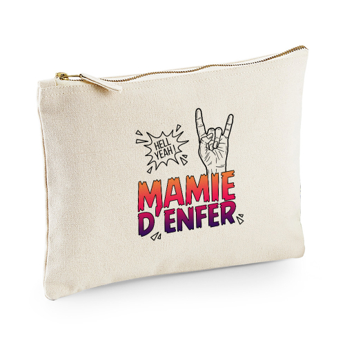 Pochette multi-usage beige Mamie d'Enfer