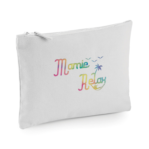 Pochette multi-usage grise Mamie Relax