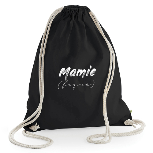 Sac de loisir noir Mamie (fique)