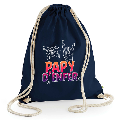Sac de loisir papy d'enfer bleu