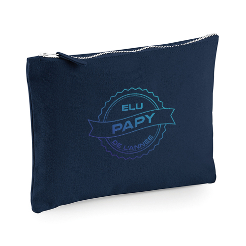 Pochette multi-usage papy de l'année bleue