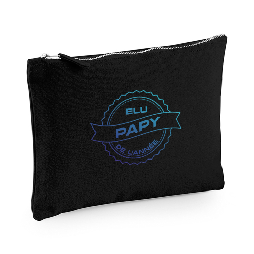 Pochette multi-usage papy de l'année noire