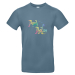 T-shirt papy relax bleu
