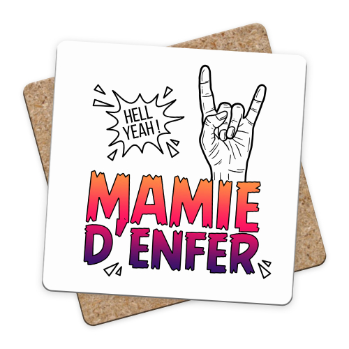 Sous-bock Mamie d'Enfer