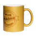 Mug à paillettes doré Mamie de l'année