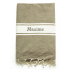 Fouta de plage brodée prénom