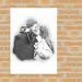Affiche couple fusain